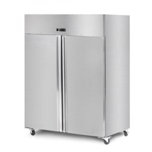 Congélateur inox 1400 L / 2 portes