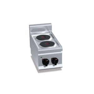 Cuisinière électrique 2 plaques (4kW) à poser