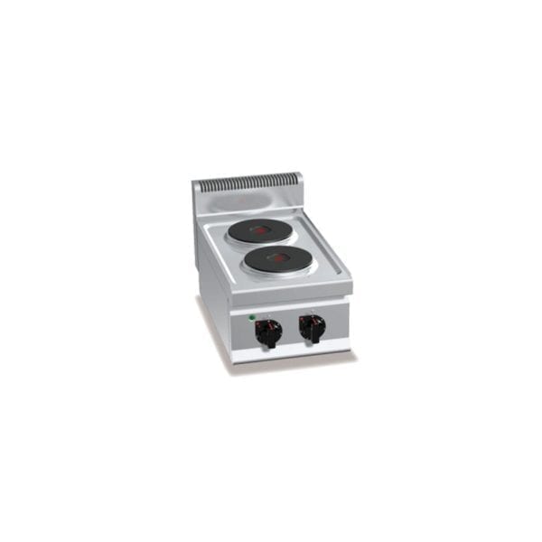 Cuisinière électrique 2 plaques (5,2kW) à poser