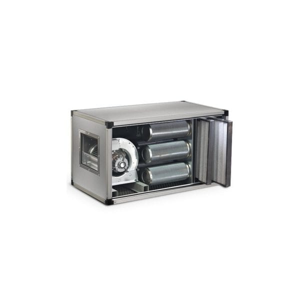 Caisson charbon actif 3000 m³ avec moteur
