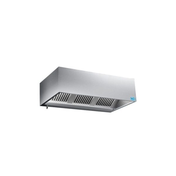 Hotte caisson 3000 mm prof. 1400 avec moteur