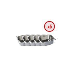 Pack X5 Bac Gastro GN 1/2 (prof. 150mm)