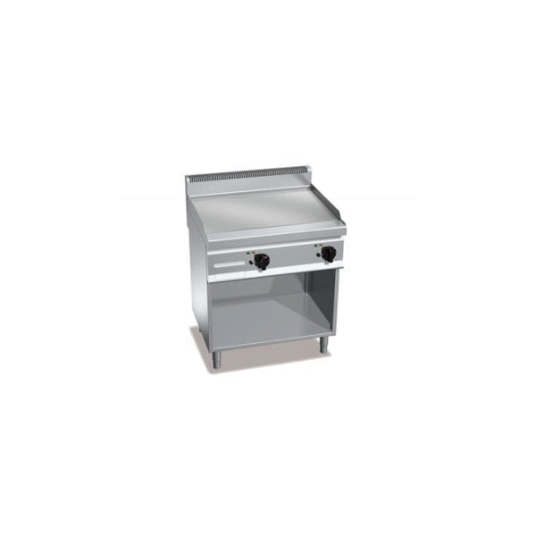 Plaque de cuisson électrique lisse 795 x 500 mm sur pieds