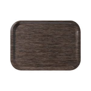 Plateau de service wengé pour snack - LOT DE 10
