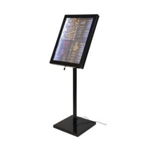 Présentoir éclairé à LED