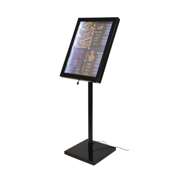 Présentoir éclairé à LED
