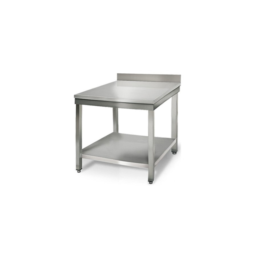 Table adossée série 800 en inox - MCD80-200 - CODIGEL