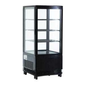 Vitrine réfrigérée de comptoir 68L - Noir