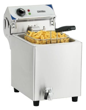 Friteuse électrique avec vanne de vidange  7 litres