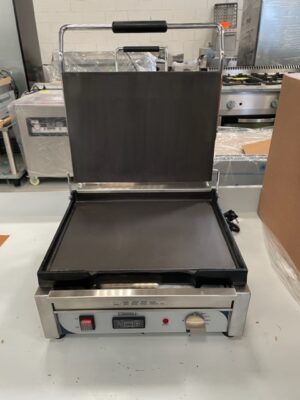 Grill Panini Grand Premium Rainurée - Lisse avec minuteur