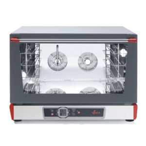 FOUR A CONVECTION DIGITAL 4 NIVEAUX 600X400MM AVEC HUMIDIFICATEUR 6,3 KW