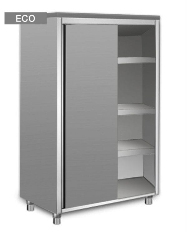 armoire de rangement inox / vaisselier portes coulissantes – Image 3