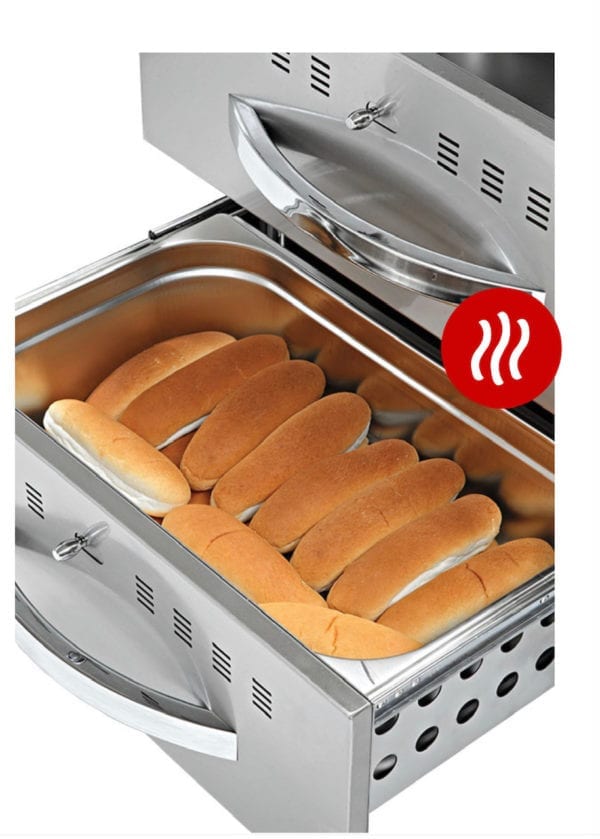 MEUBLE CHAUFFANT 2 TIROIRS FAST FOOD POUR TENDERS – Image 3